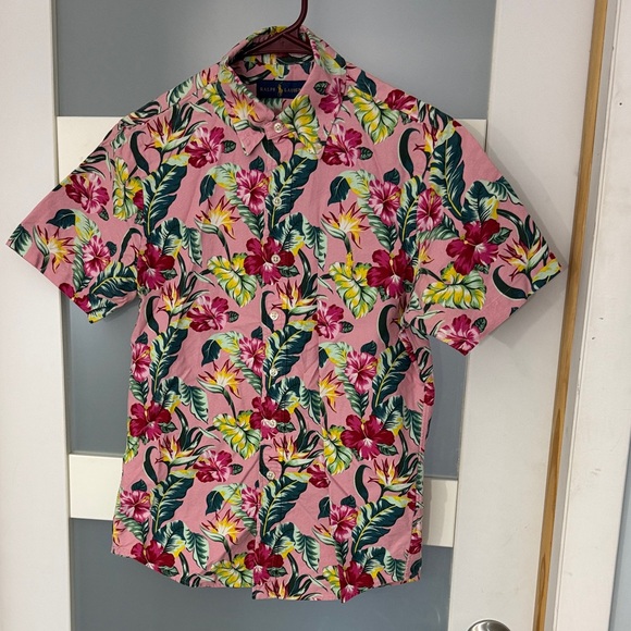 Ralph Lauren Other - Ralph Lauren Pink Floral Casual Shirt
